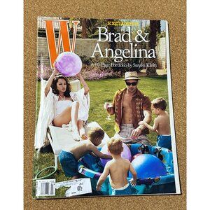 W Magazine ANGELINA JOLIE BRAD PITT Exclusive July 2005 Issue